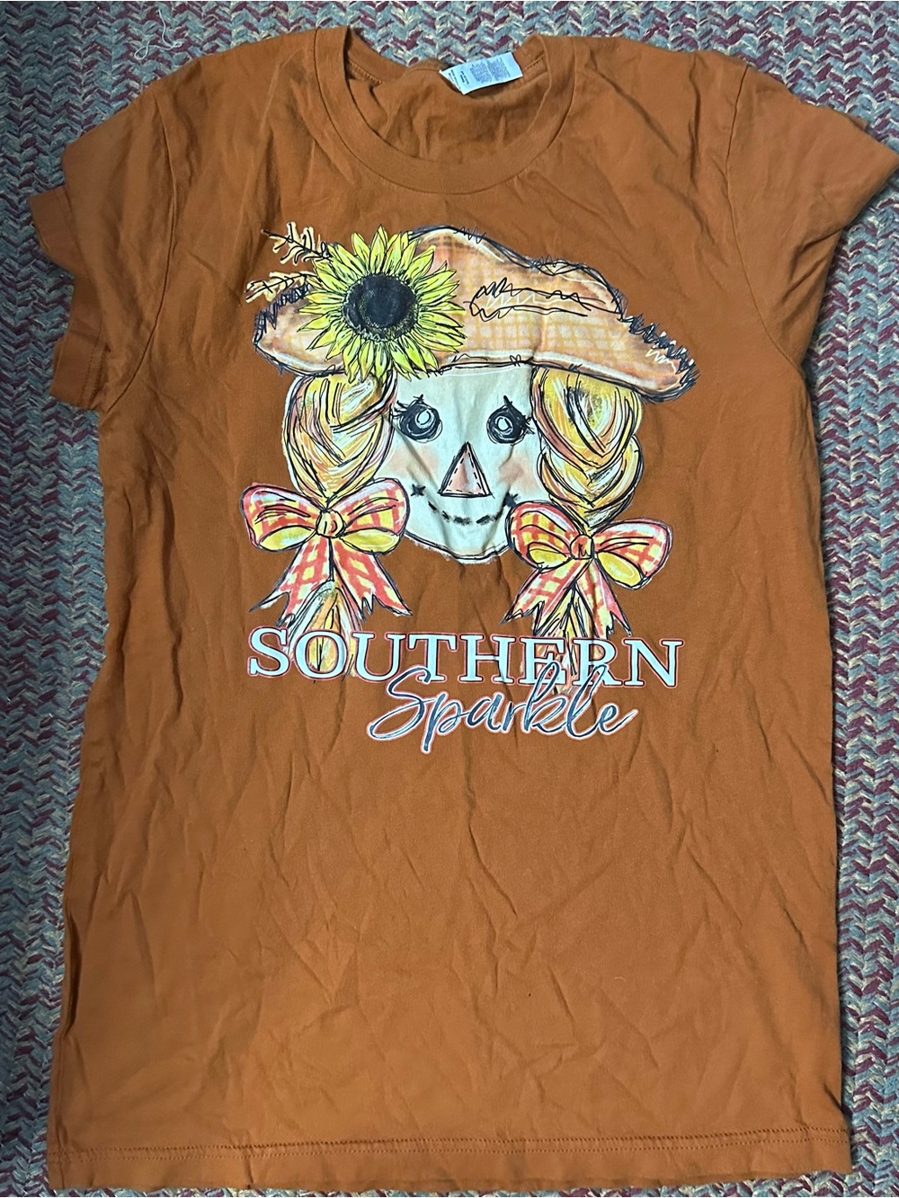 Dare2b Orange 'Southern Sparkle' Scarecrow Graphic Tee